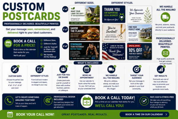Custom Postcards – Professionally Delivered. Beautifully Printed.